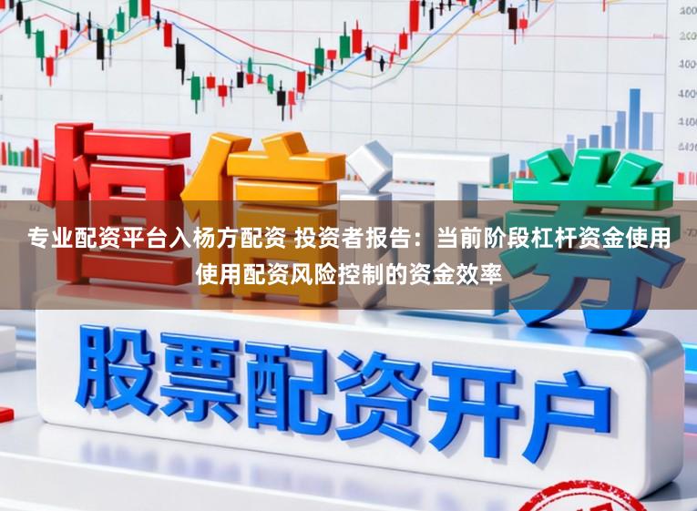专业配资平台入杨方配资 投资者报告:当前阶段杠杆资金使用使用配资风险控制的资金效率