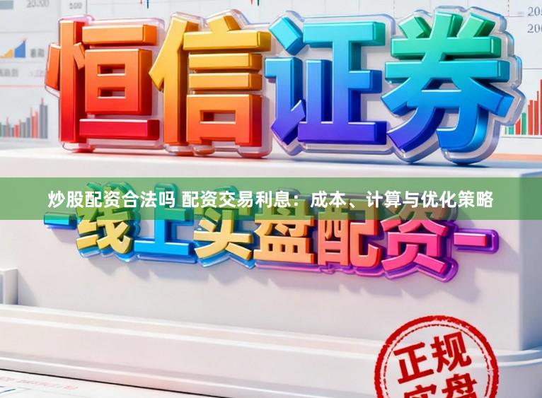 炒股配资合法吗 配资交易利息:成本、计算与优化策略